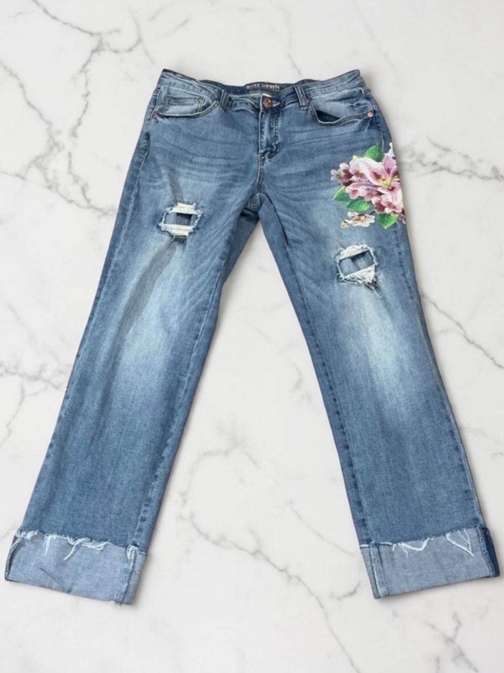Ruff Hewn Taylor Easy Capri Cropped Jeans